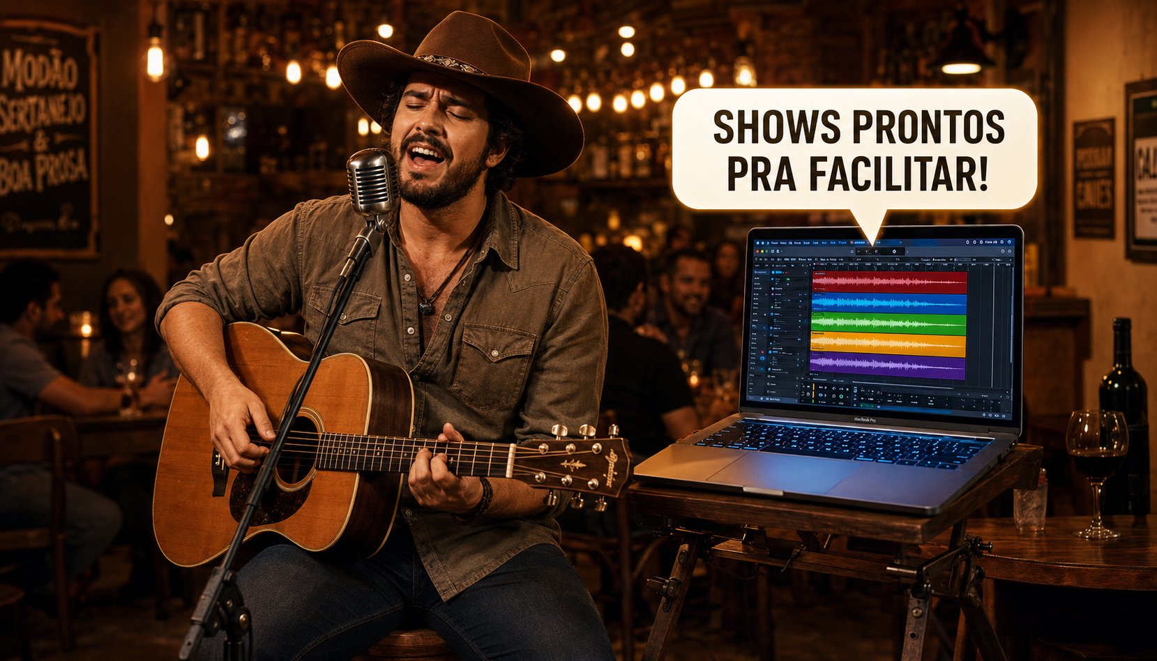 Shows prontos pra tocar — barzinho sertanejo